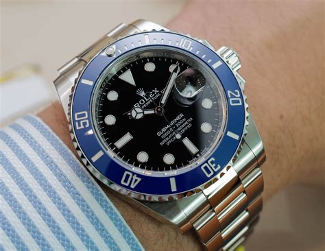 rolex submariner white gold review|rolex submariner date 126619lb.